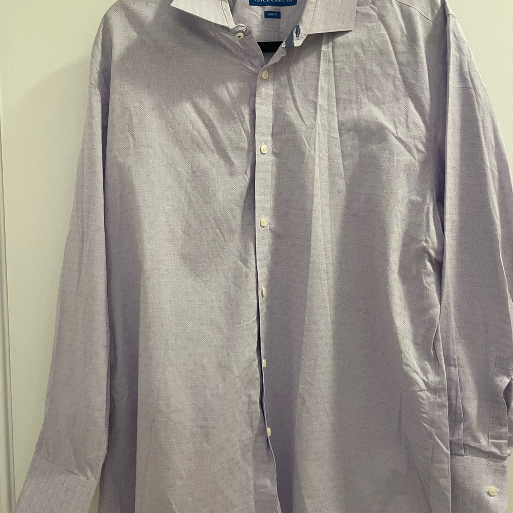 Vince Camuto Slim Fit Lavender Dress Shirt